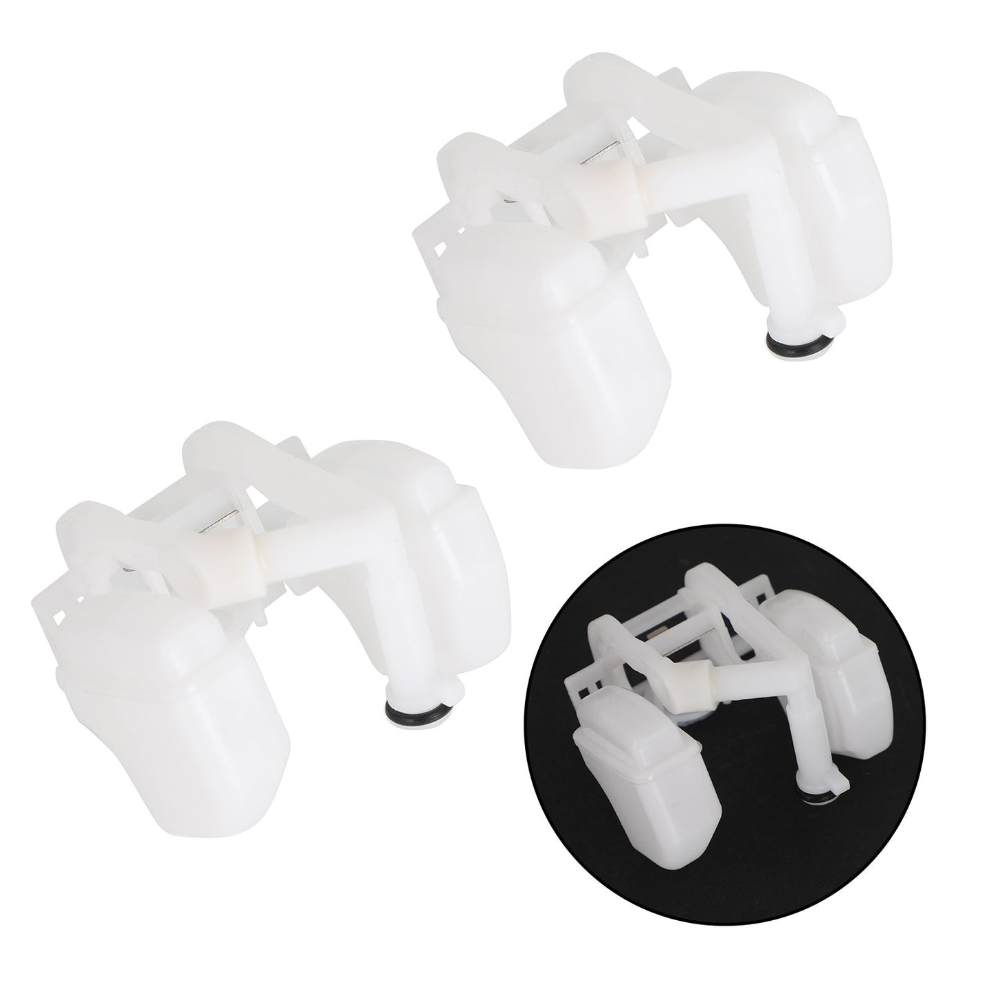 2X Carburatore Coppa Olio Galleggiante adatto per Suzuki Bandit 250 400 cc GSF250 GSF400 GJ77A Generico