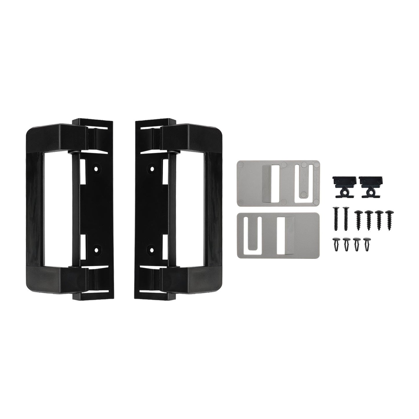 2 × Maniglia per porta del frigorifero per camper, impugnatura nera, hardware per Dometic 3316882900