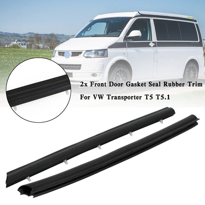 2 guarnizioni in gomma per guarnizione della porta anteriore per VW Transporter T5 T5.1