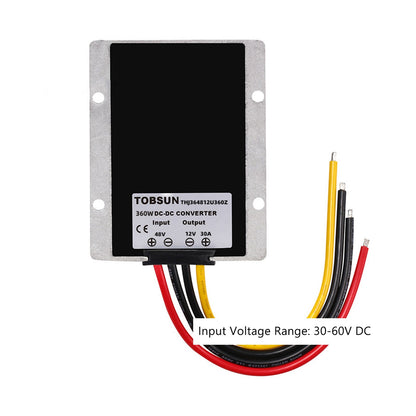 Impermeabile 48V a 12V 30A 360W Step Down Regolatore convertitore di potenza DC/DC