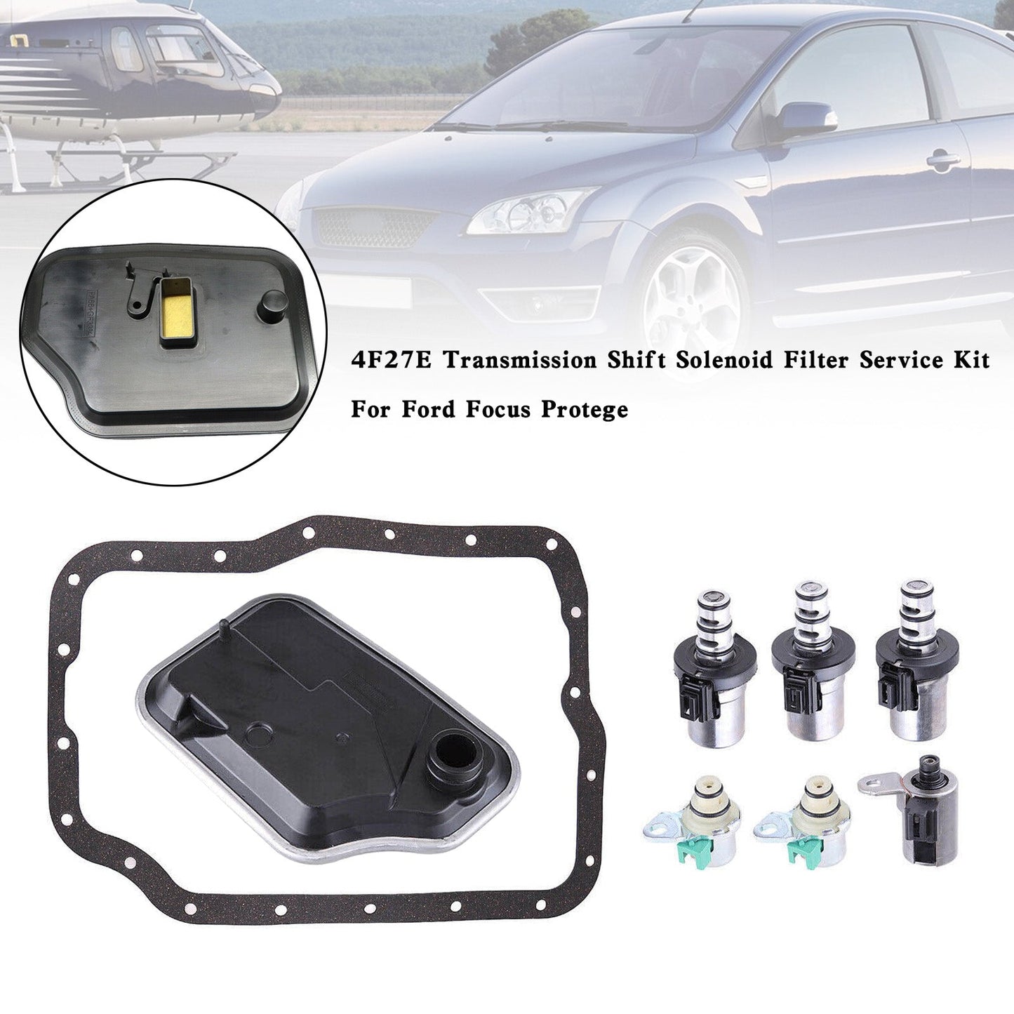 Ford Focus 2000-2014 4F27E Kit di manutenzione filtro solenoide cambio trasmissione