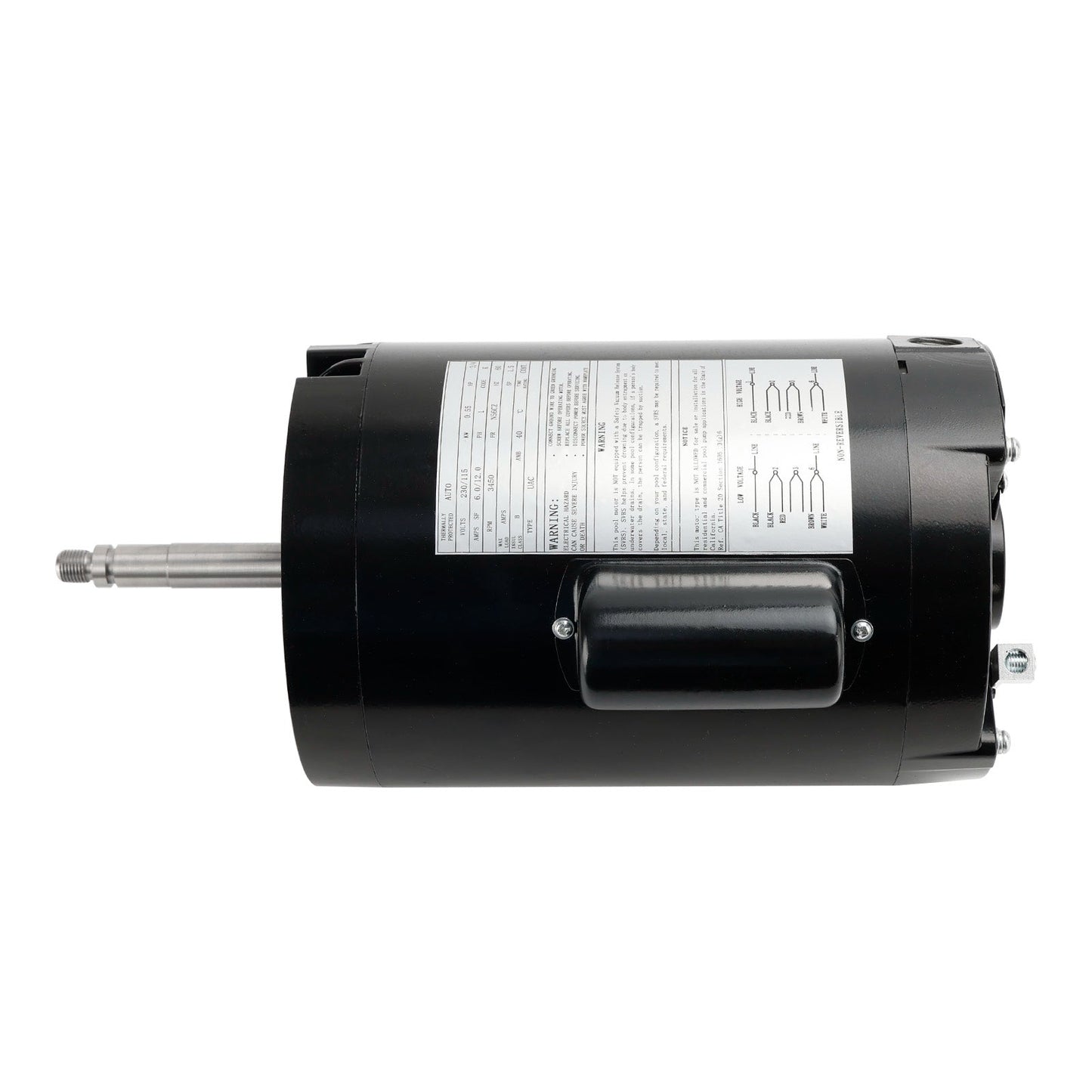 Motore sostitutivo della pompa booster per piscina B625 3/4 0,75 HP per Polaris PB4-60