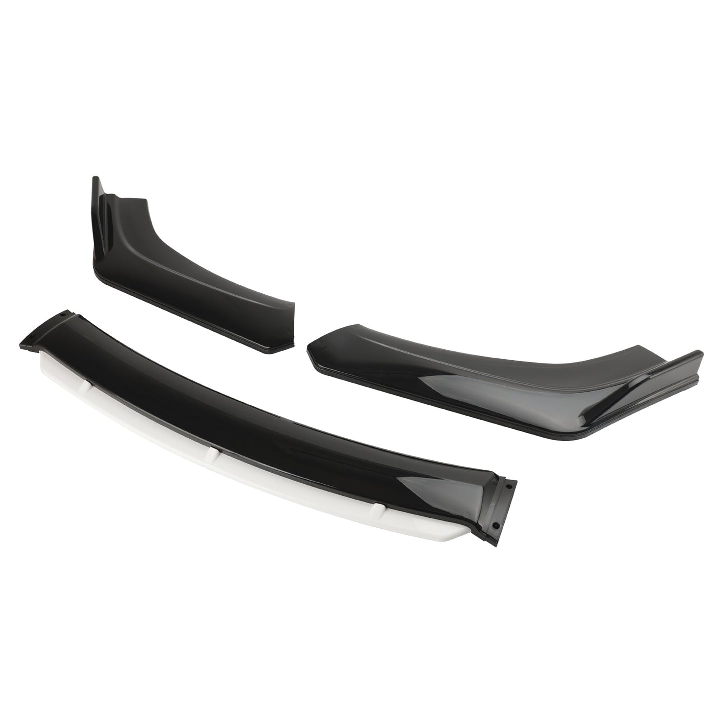 Protezione universale per diffusore splitter per paraurti anteriore per auto universale nero bianco