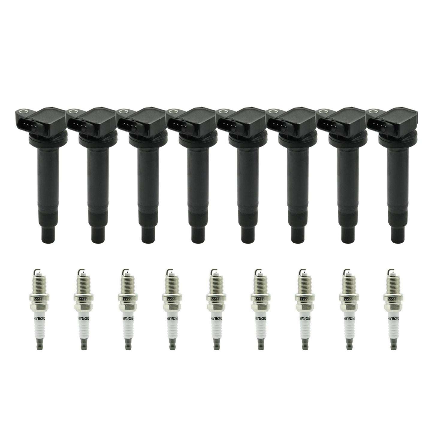 2003-2009 Toyota 4Runner Lexus GX470 4.7L 8PCS Bobina di accensione + Candela UF230 90080-91180 90919-02249
