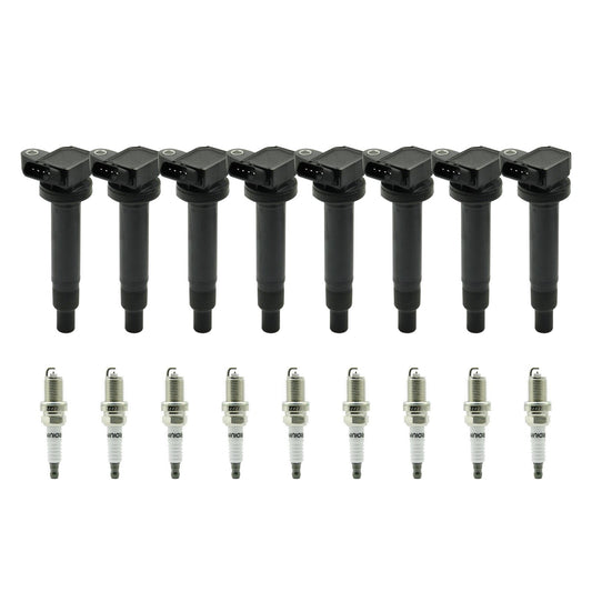 2003-2009 Toyota 4Runner Lexus GX470 4.7L 8PCS Bobina di accensione + Candela UF230 90080-91180 90919-02249