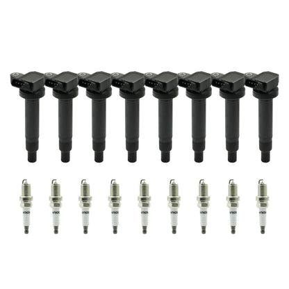 Lexus LX470 1998-2007 Toyota Land Cruiser 4.7L 8PCS Bobina di accensione + Candela UF230 90080-91180 90919-02249