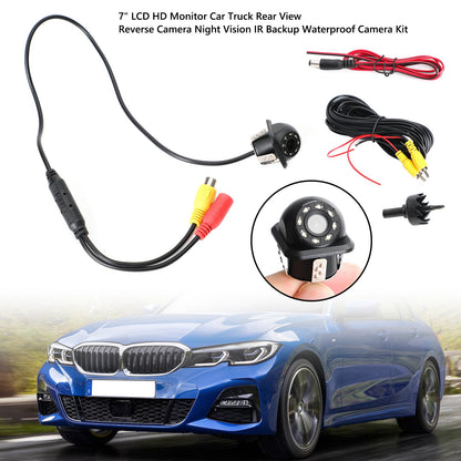 170 ¡ã HD CMOS Car Rear View Backup Telecamera retromarcia Visione notturna 8 LED Impermeabile