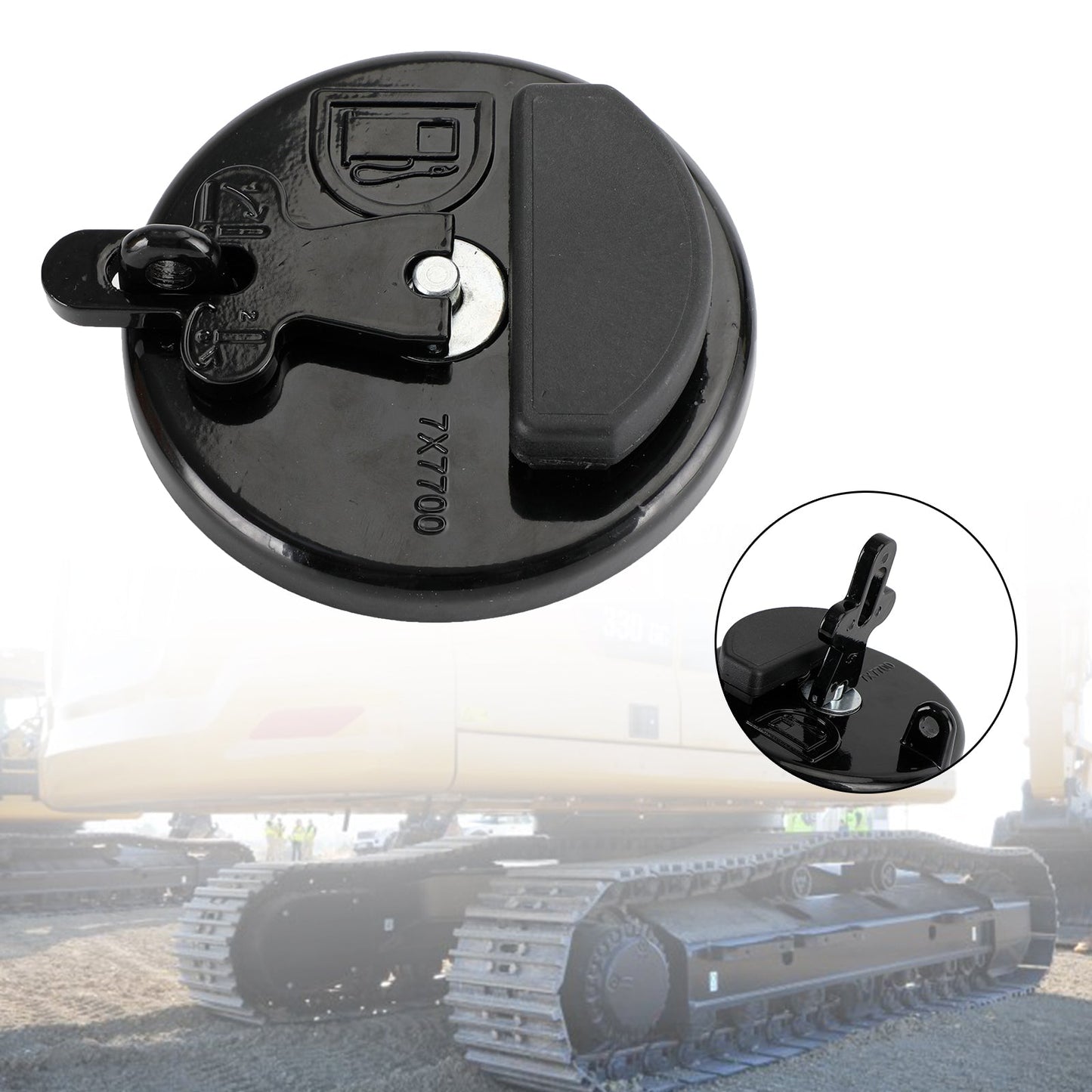 Bulldozer D3C d'escavatore 320C 320B di Caterpillar che chiudono il tappo del combustibile 7X7700