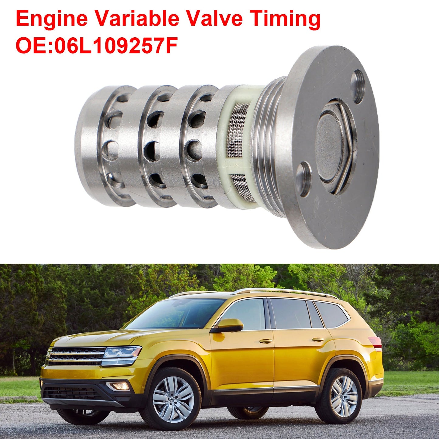 Valvola di controllo dell'olio a fasatura variabile del motore per VW Atlas Beetle 06L109257F