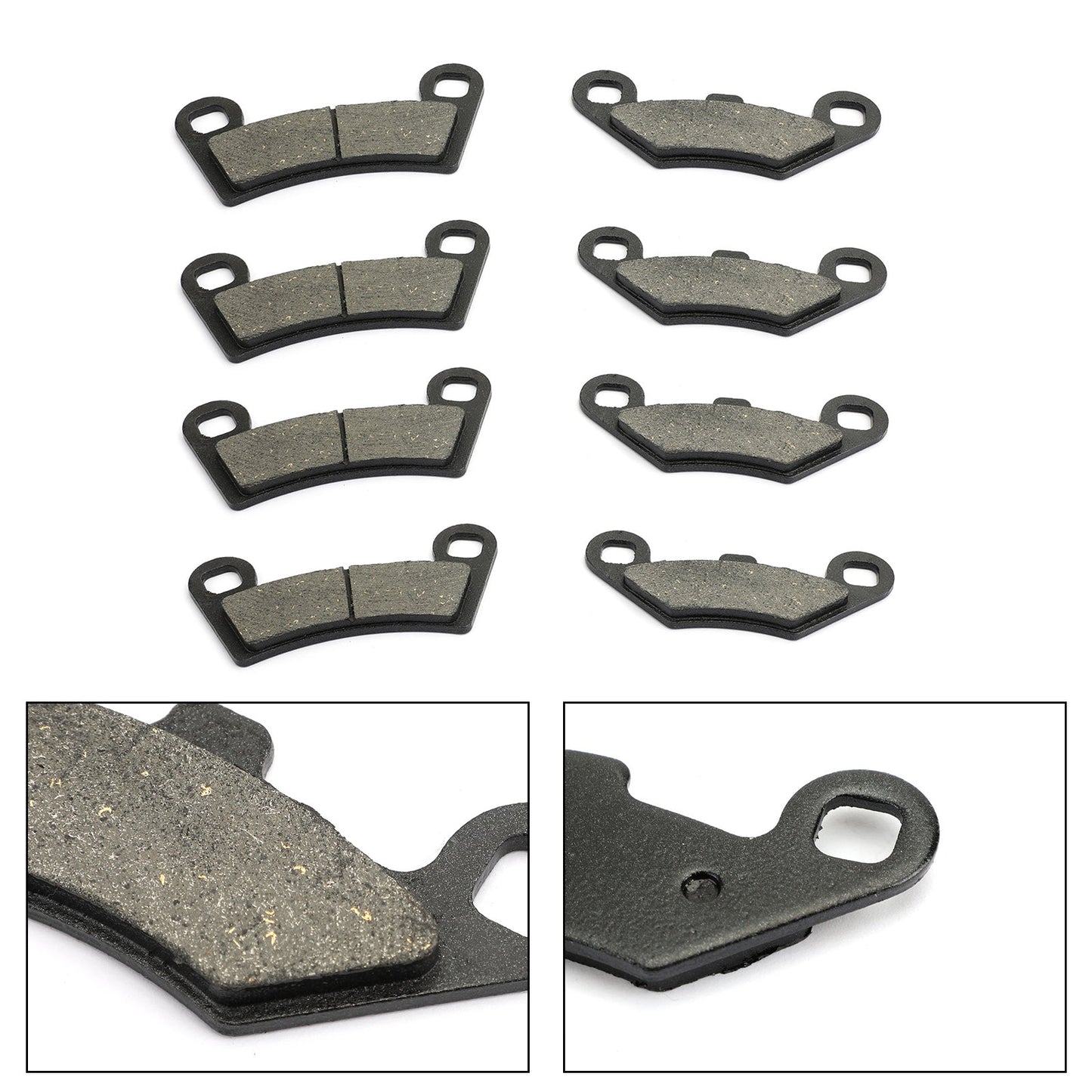 Pastiglie freno anteriori e posteriori per Polaris Razor RZR 800/RZR 800 S/RZR 800 EPS/RZR 570 Generico