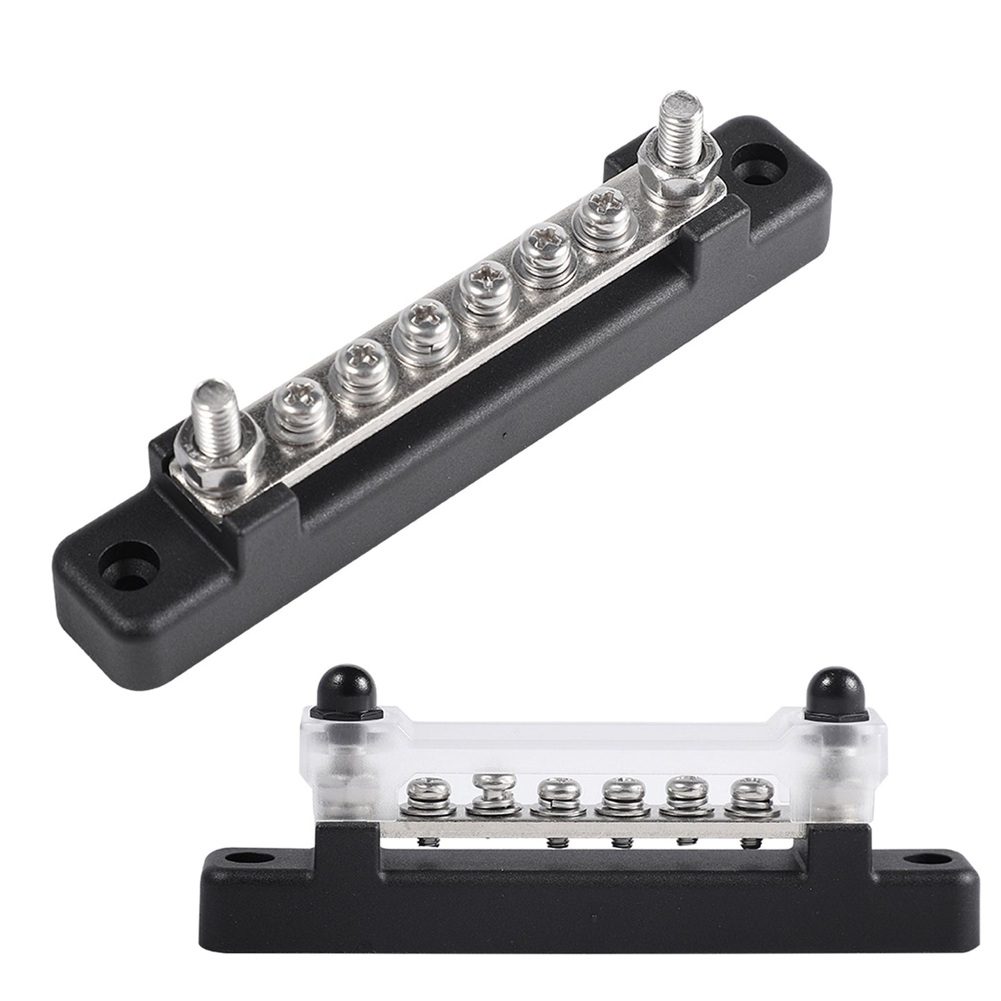 6 Way 150A Morsettiera di distribuzione Car Marine Boat Holder Cover 48V Bus Bar