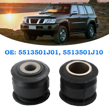 5513501J01 Coppia di kit estremità telaio in gomma per asta barra antirollio per Nissan Patrol GQ Y60 GU Y61