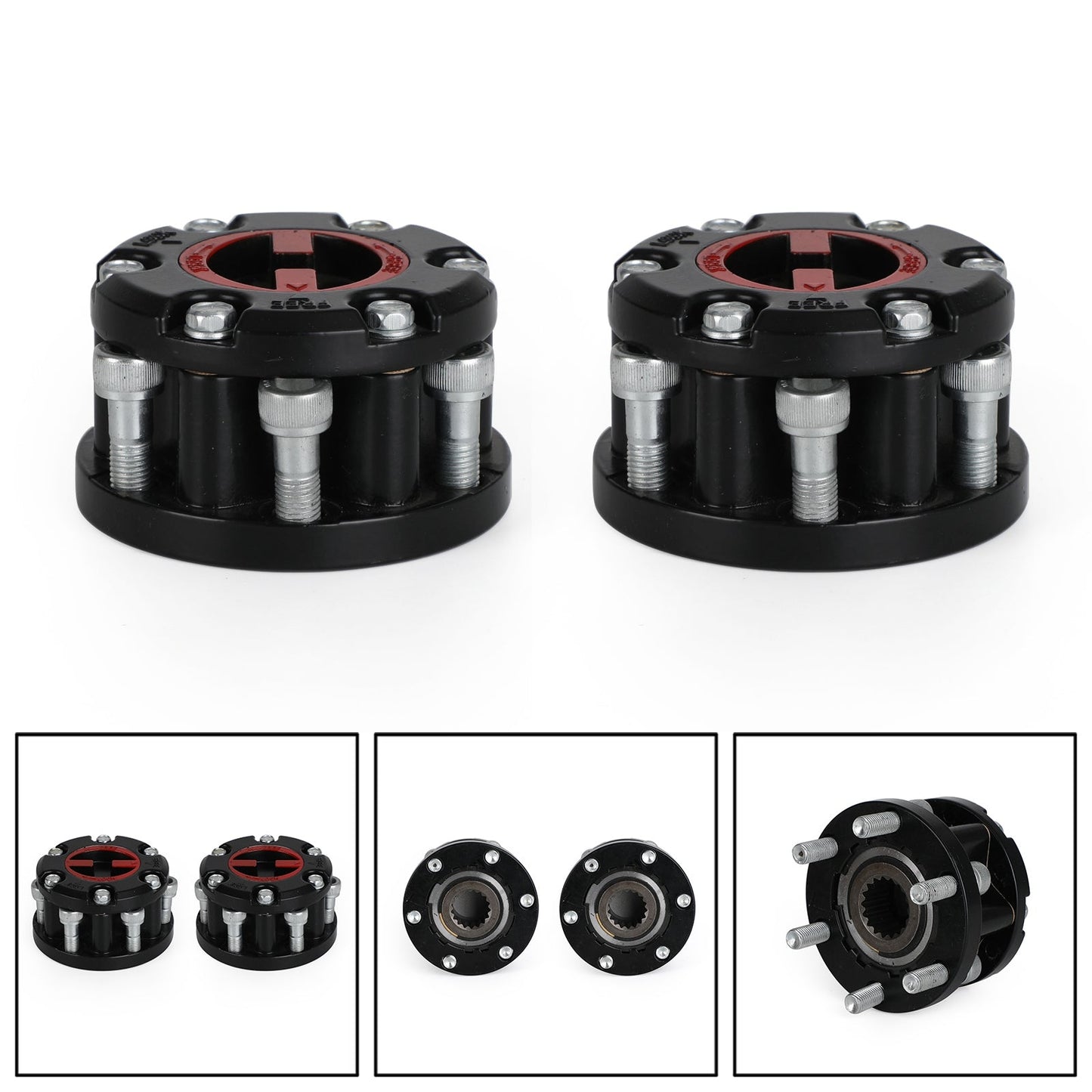 2 mozzi a ruota libera per Holden Rodeo Jackaroo Colorado Isuzu D-Max 17 Spline generico