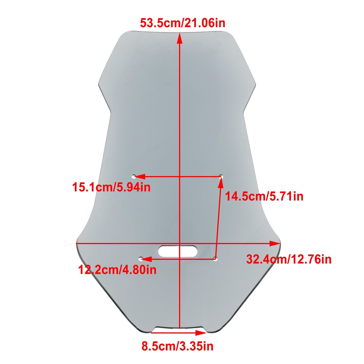 Parabrezza per parabrezza moto in ABS Honda ADV150/ADV160 2019-2023