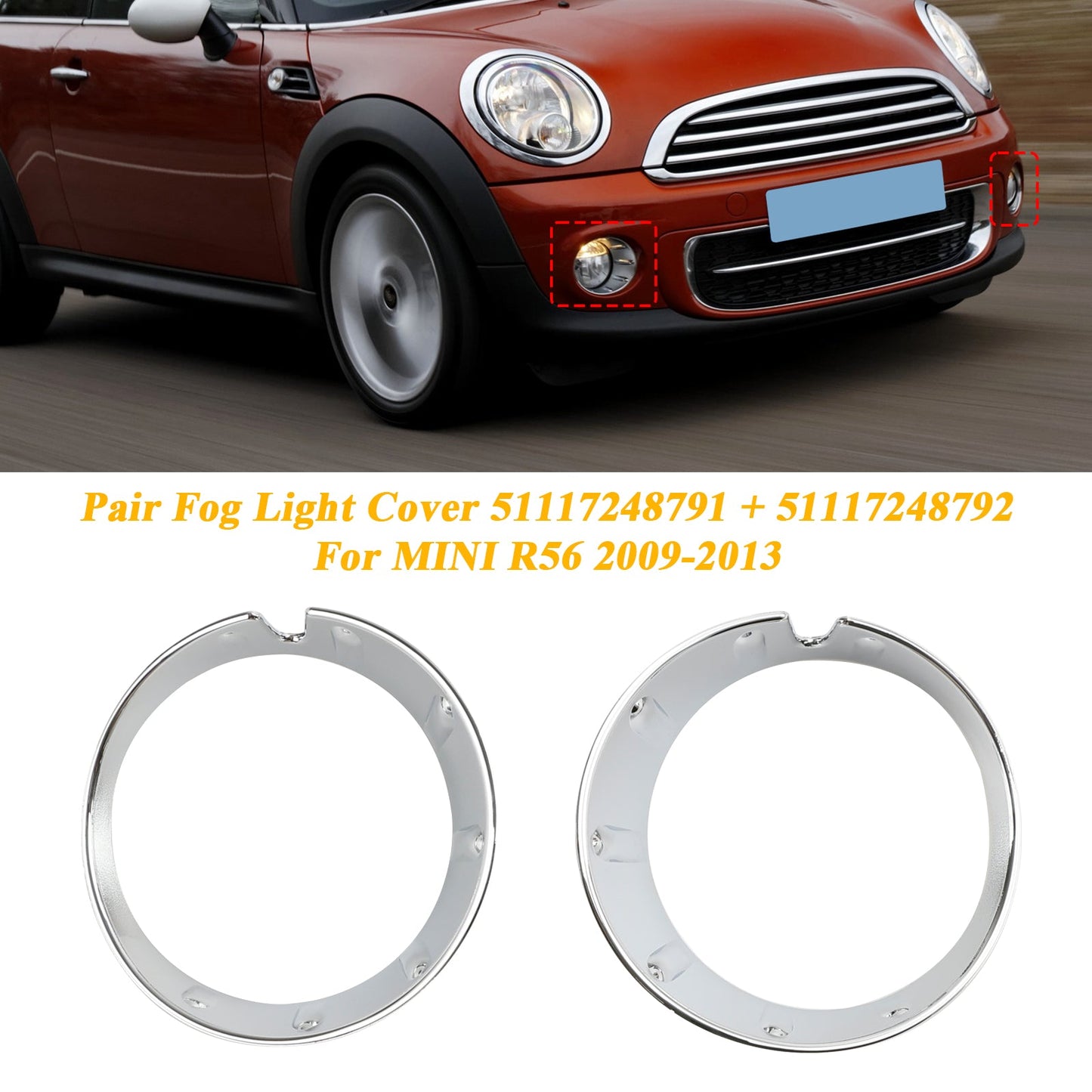 Le migliori offerte per Copri lampada fendinebbia paraurti anteriore per Mini Cooper R55 R56 R57 R58 R59 sono su ✓ Confronta prezzi e caratteristiche di prodotti nuovi e usati ✓ Molti articoli con consegna gratis!