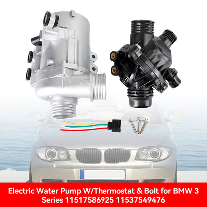 2007-2008 BMW 328xi X5 3.0si Pompa acqua elettrica con termostato e bullone 11517586925 11537549476