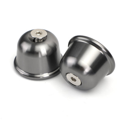 CNC Coppia Tappi Manubrio per Triumph Bonneville T100 T120 Street Twin Cup 2016-2020 Generico