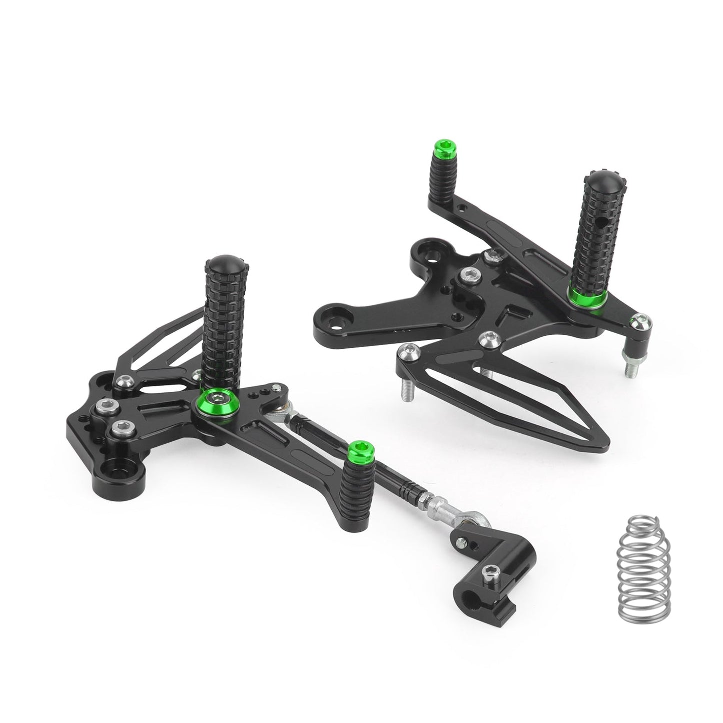 Pedane Pedane Regolabili Pedane Rest Fit per Kawasaki Ninja 250/400 2018-2022 Generico