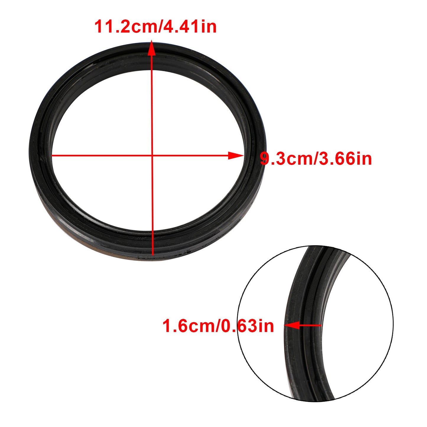 Paraolio per trattore Kubota TC230-13040 L3600DT L3710DT L3830DT L3940DT L2900