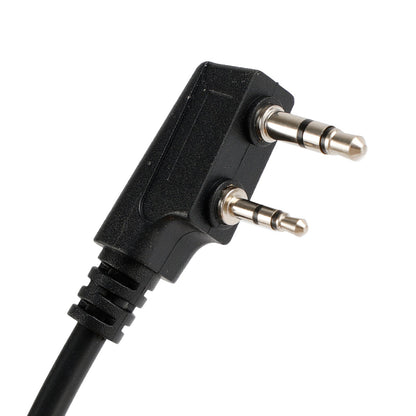 Cuffia tattica per gola con spina grande da 7,1 mm a 6 pin U94 PTT per TH-D7 TH-F6 TH-K2 TH-21