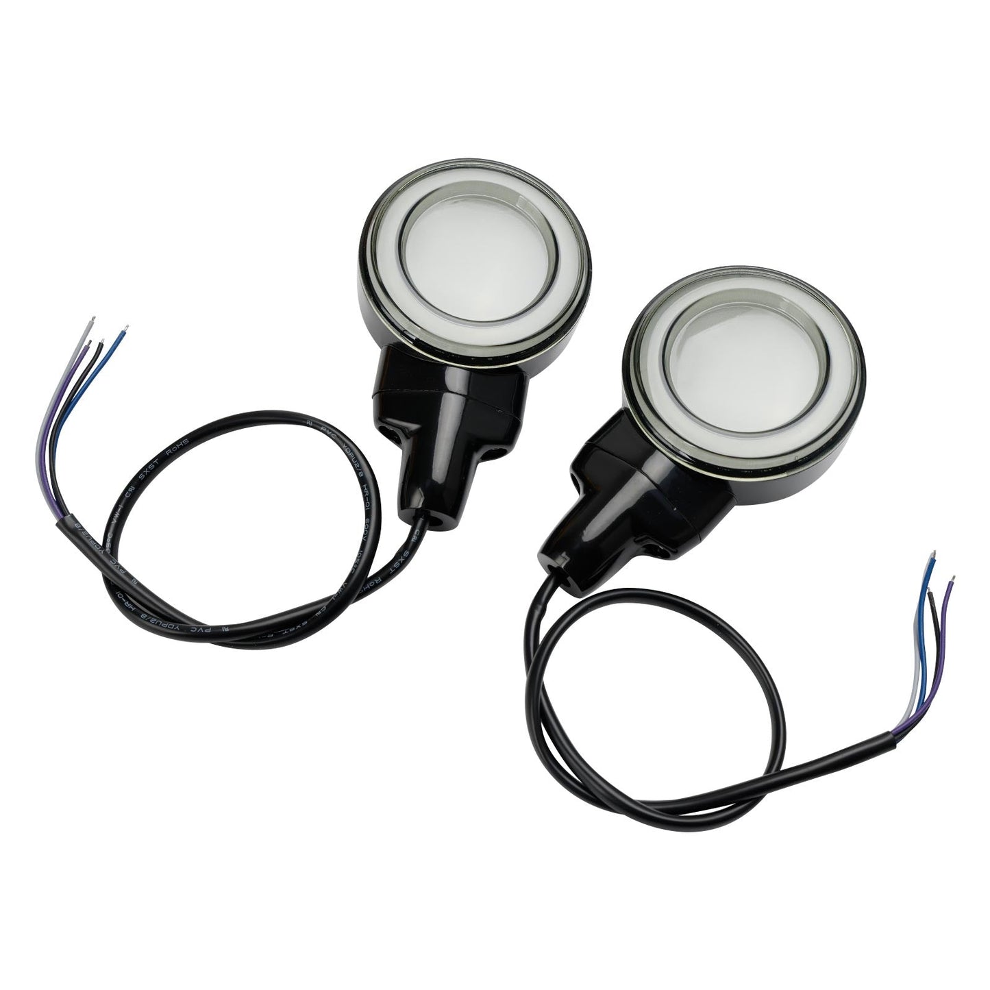 Indicatore di direzione anteriore piatto a LED per Heritage Softail Classic Touring 99-23