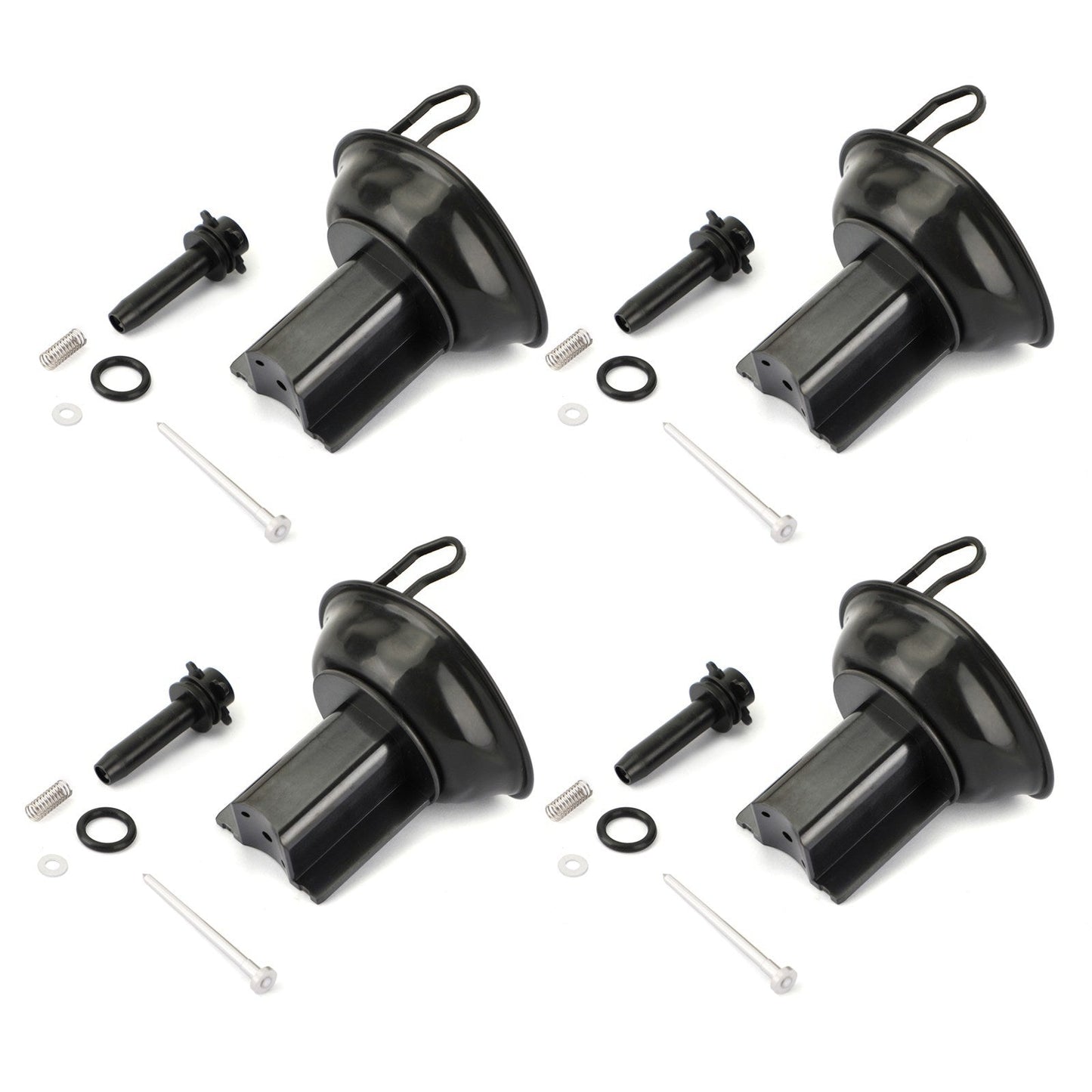 4x Moto Kit riparazione carburatore pistone diaframma per Honda CB400 VTEC CB 400 Generico