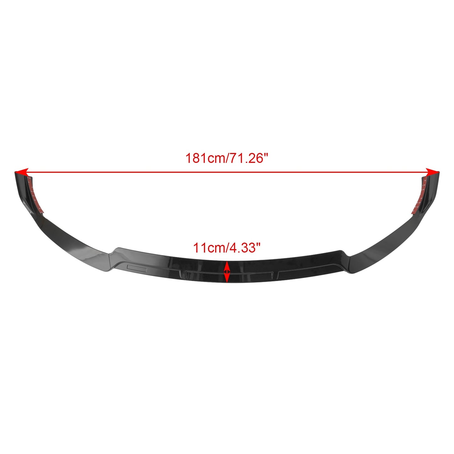 Labbro dello splitter anteriore adatto per Mercedes Benz Classe C W205 C205 2019-2021 Stile Brabus