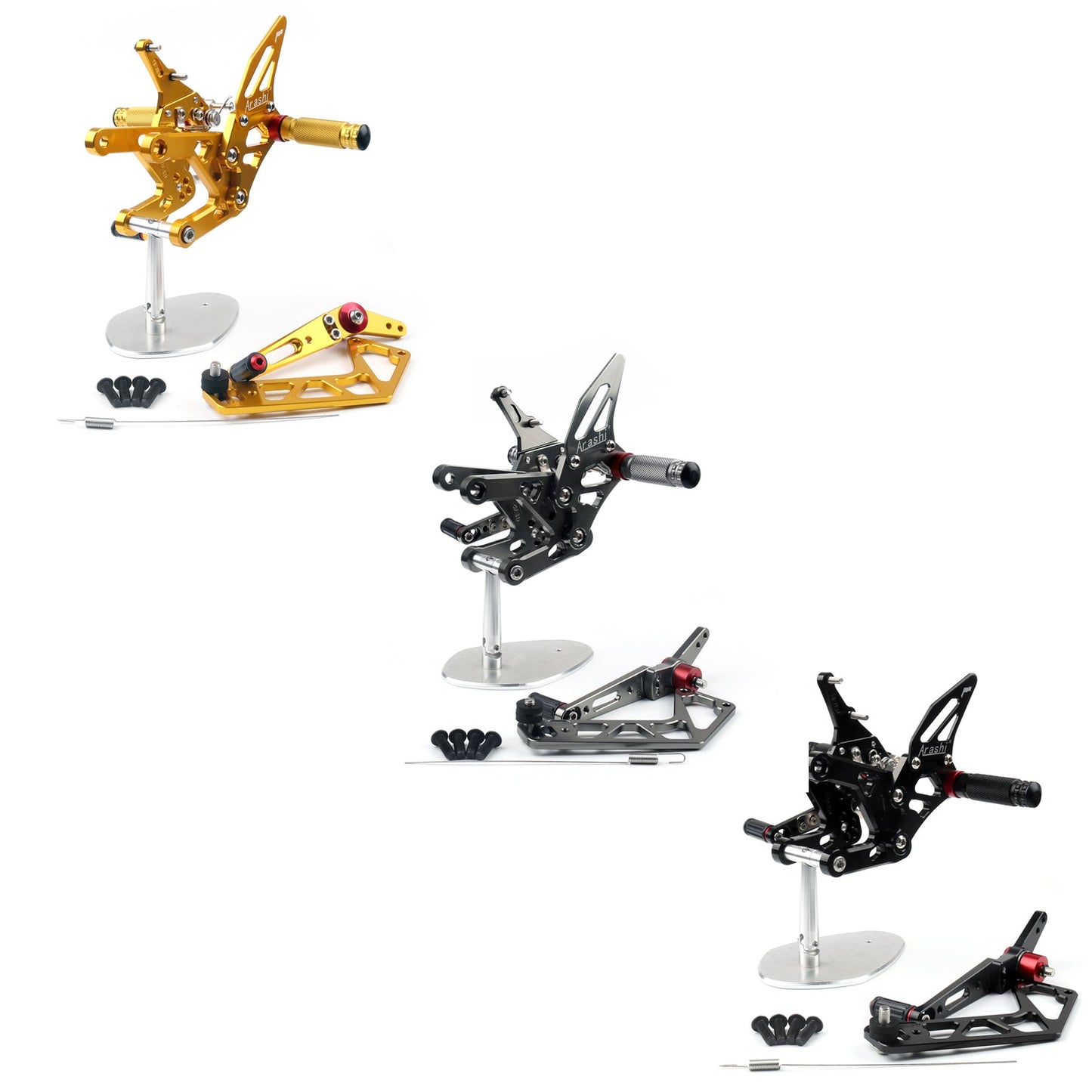 CNC Racing Footrest Rearsets Rear Set Foot pegs For Yamaha YZF R1 2015