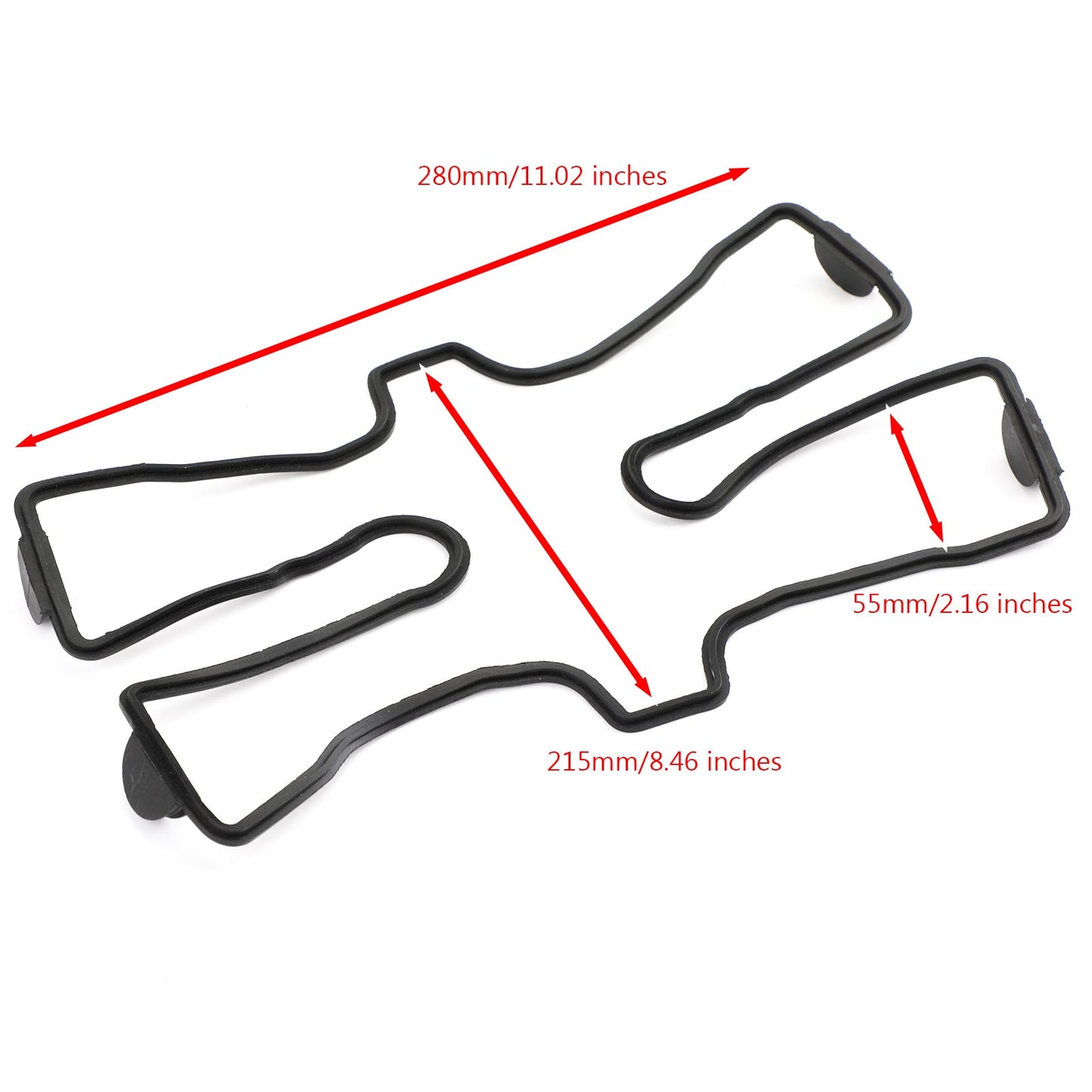 Guarnizione coperchio valvole per Yamaha XVZ12 XVZ13 Venture Royale 83-93 V-max1200 Generico
