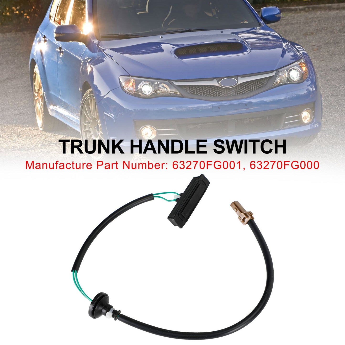 2008-2014 Subaru Impreza Portellone Portellone Tronco Maniglia Interruttore 63270-FG001