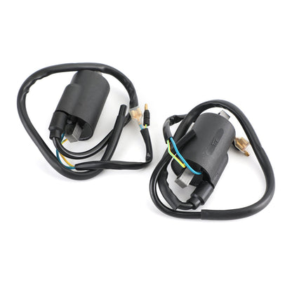 Bobina di accensione + Cappucci candela adatti per Honda CB450K CB450 CL450K CB500T Generico