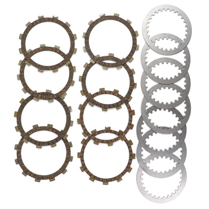 Kit frizione in ferro e dischi di attrito adatti per Yamaha TT600 XT400 XT500 XT600 SRX400 Generico