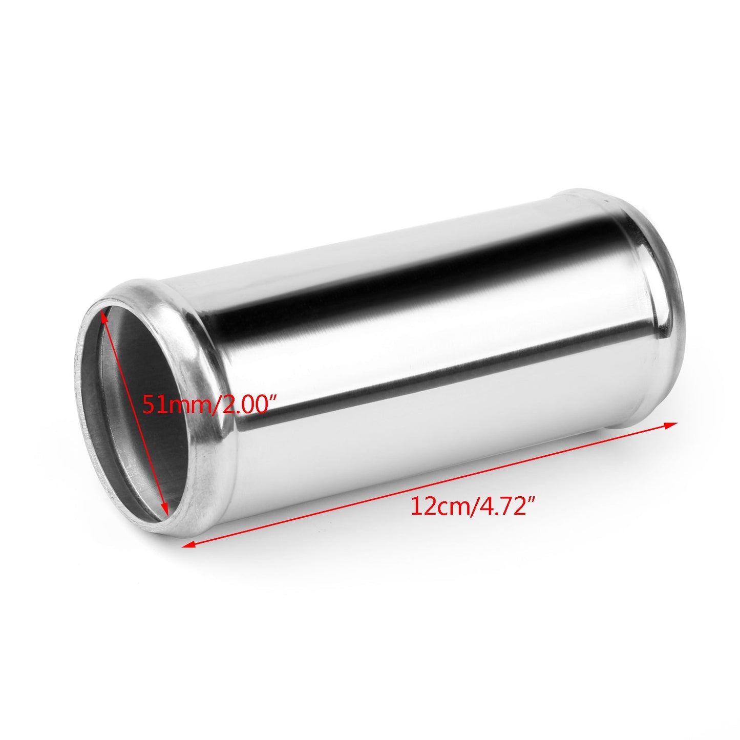 51-76mm Alumi Alloy Auto Car Straight Short Turbo Tubing Tubing Intercooler Pipe Generico
