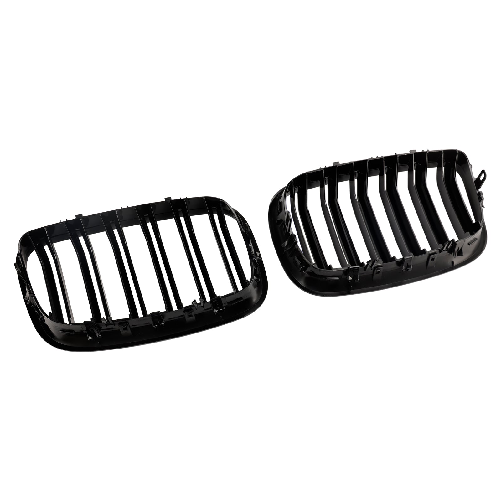 Griglia A Doppio Rene Nero Lucido Per BMW X5 F15 (2014-2017) E X6 F16 (2014-2018): Ricambio In ABS, Protezione E Stile