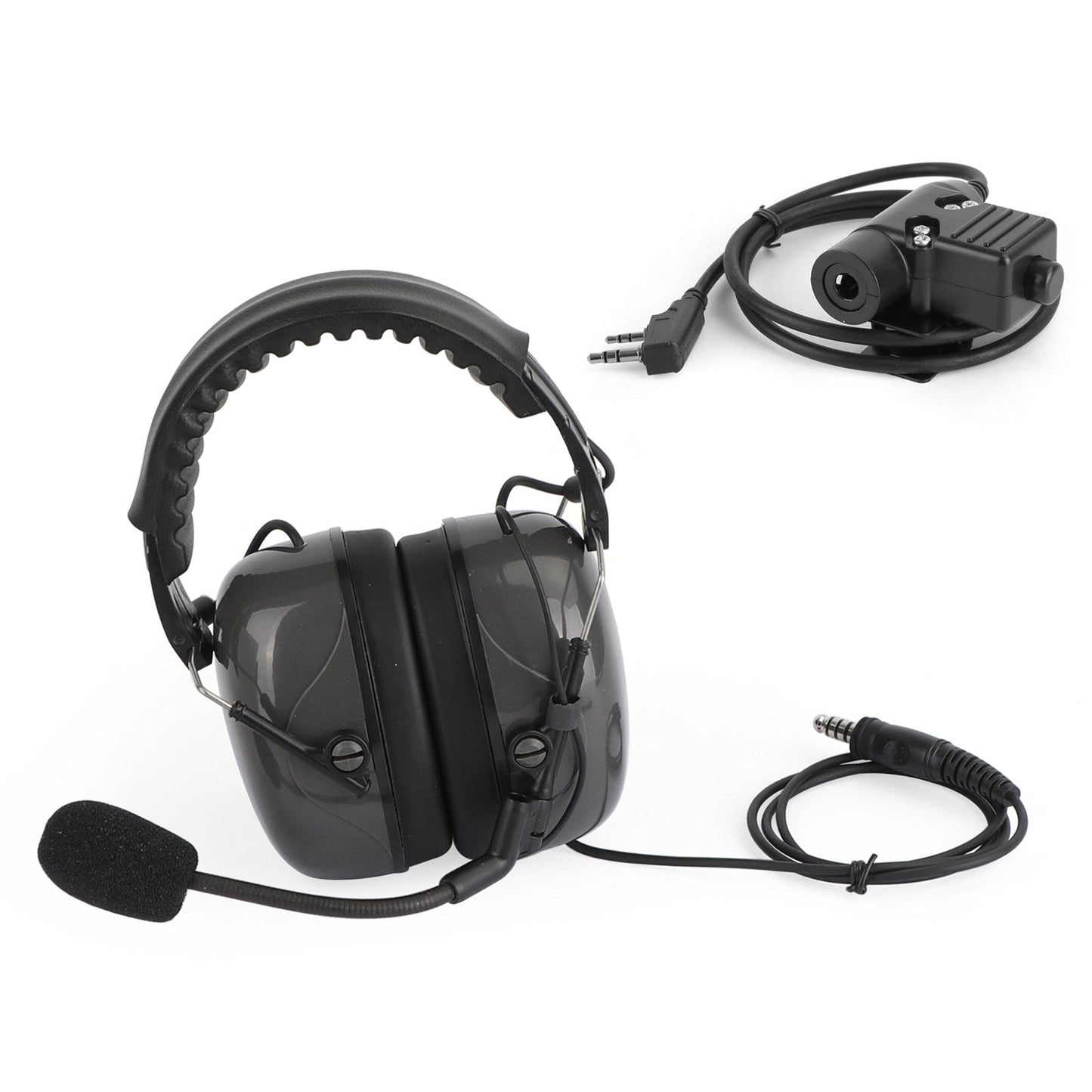 Cuffie regolabili con cancellazione del rumore adatte per Kenwood BaoFeng TK3107 TK3207