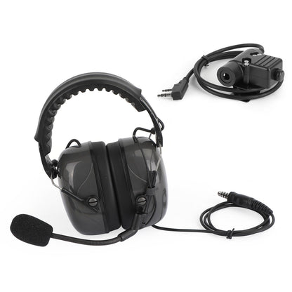 Cuffie regolabili con cancellazione del rumore adatte per Kenwood BaoFeng TK3107 TK3207
