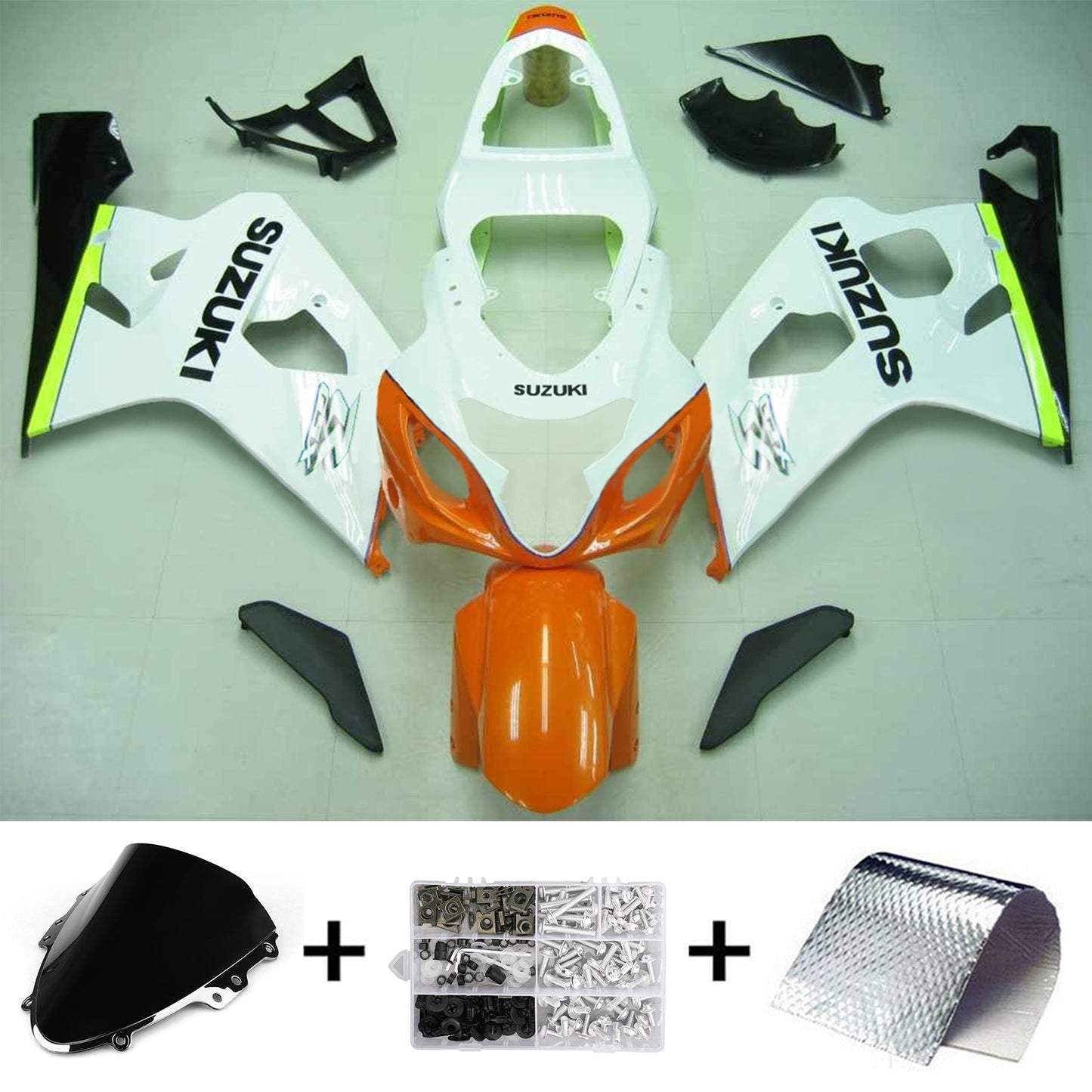 Suzuki GSXR 600/750 2004-2005 Kit Carena Carrozzeria Plastica ABS