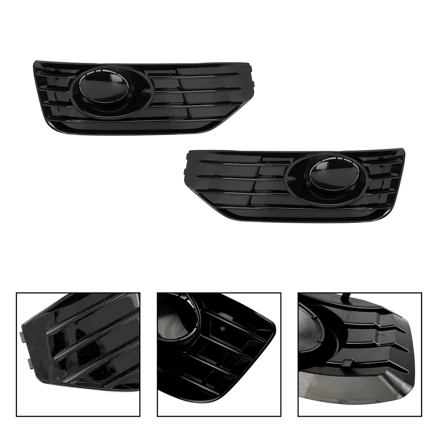 VW T5 T5.1 2010-2015 fendinebbia copertura fendinebbia inserto griglia S-line nero lucido