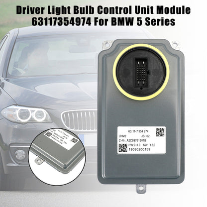2014-2016 BMW 535d 535dx 550i 550ix Modulo unità di controllo lampadina driver 63117354974