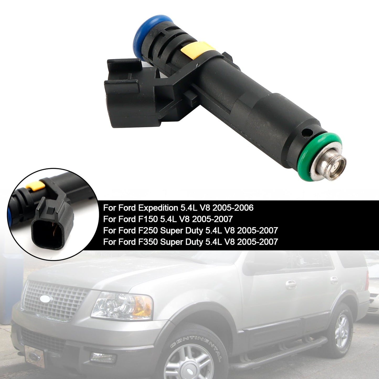 1PCS Iniettore di carburante adatto per Ford F150 F250 F350 Expedition Super Duty 2005-2007 5.4L