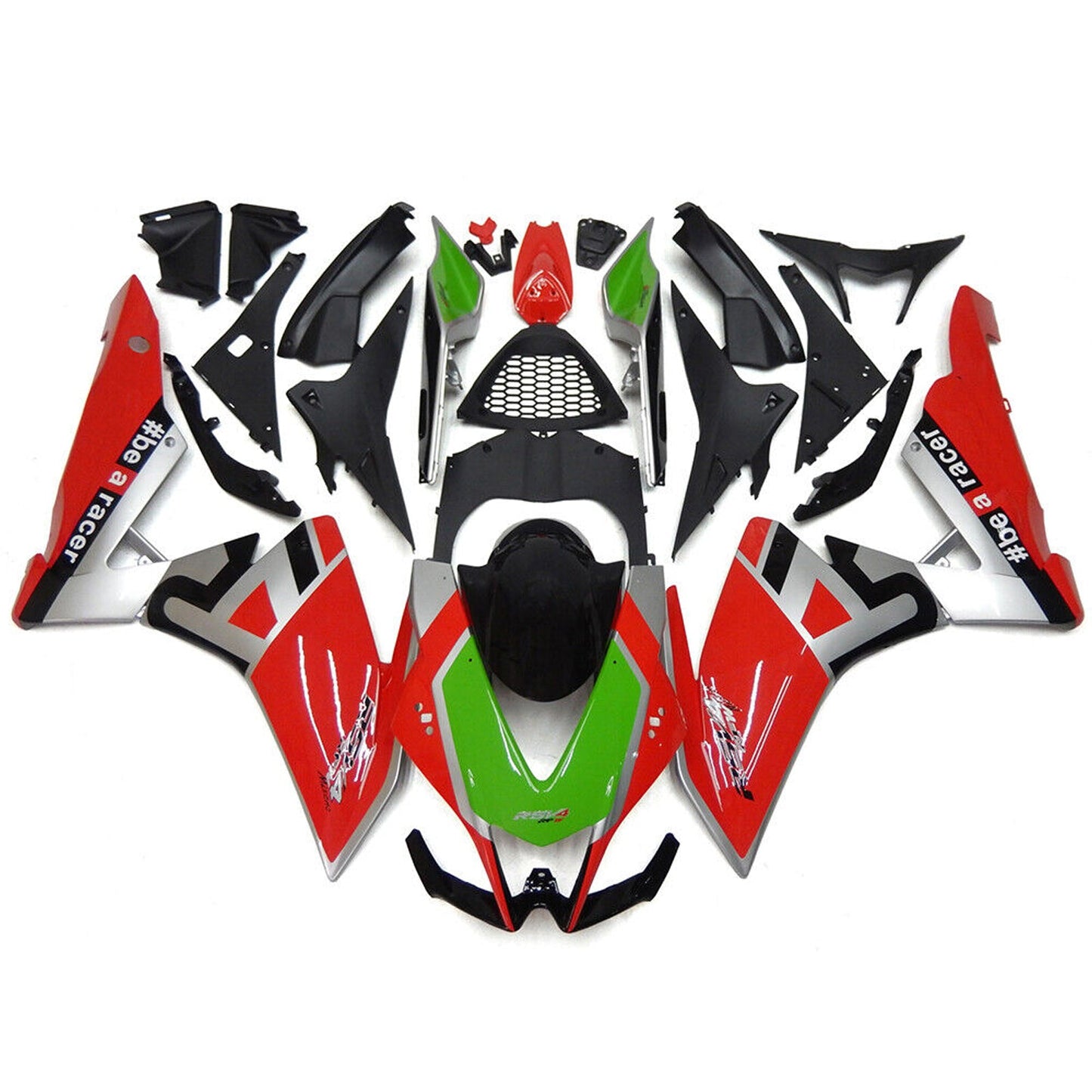 Amotopart Aprilia RSV4 1000 2009-2015 Kit Carena Carrozzeria Plastica ABS