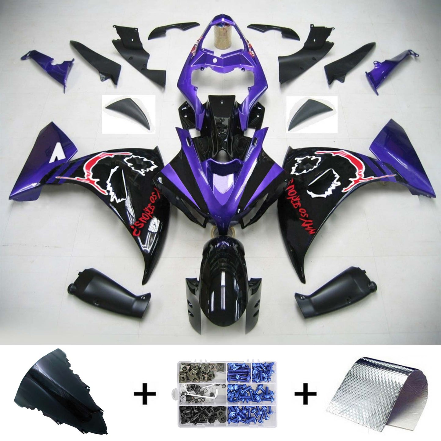 Kit Carena Per Yamaha YZF 1000 R1 2009-2011 Generico