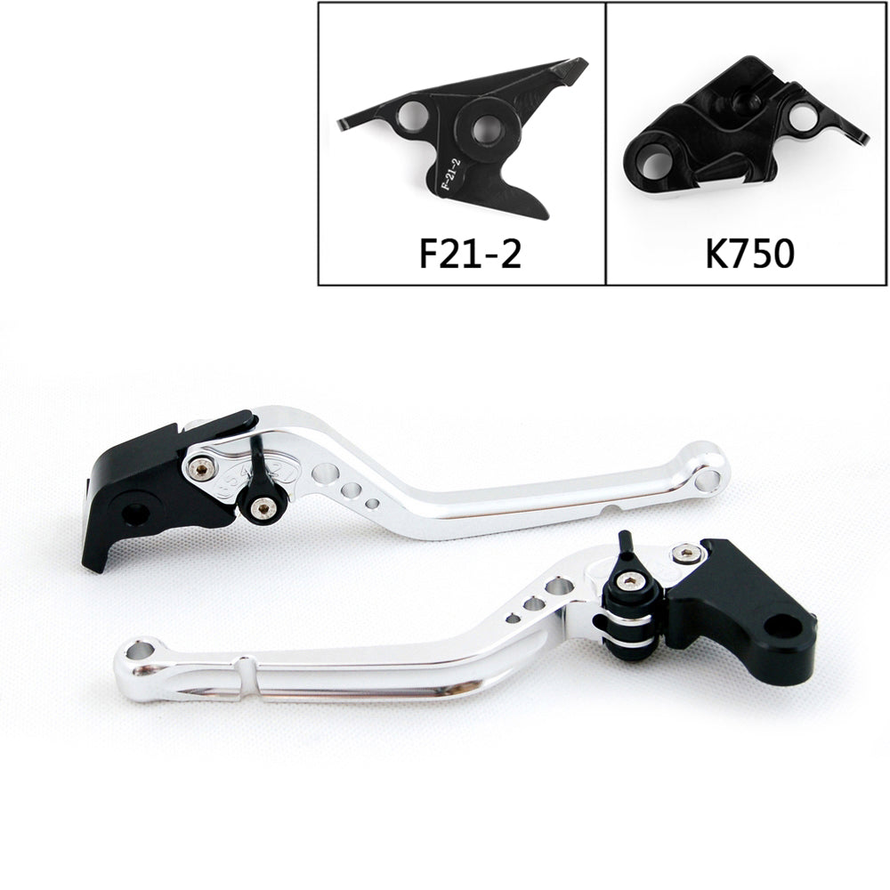 Leva freno frizione lunga moto in alluminio CNC per Kawasaki Z900 2017-18 nera generica