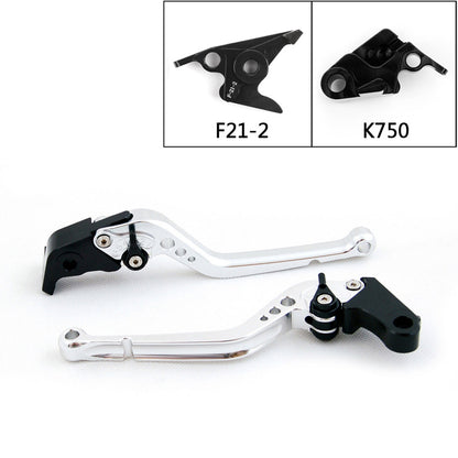 Leva freno frizione lunga moto in alluminio CNC per Kawasaki Z900 2017-18 nera generica