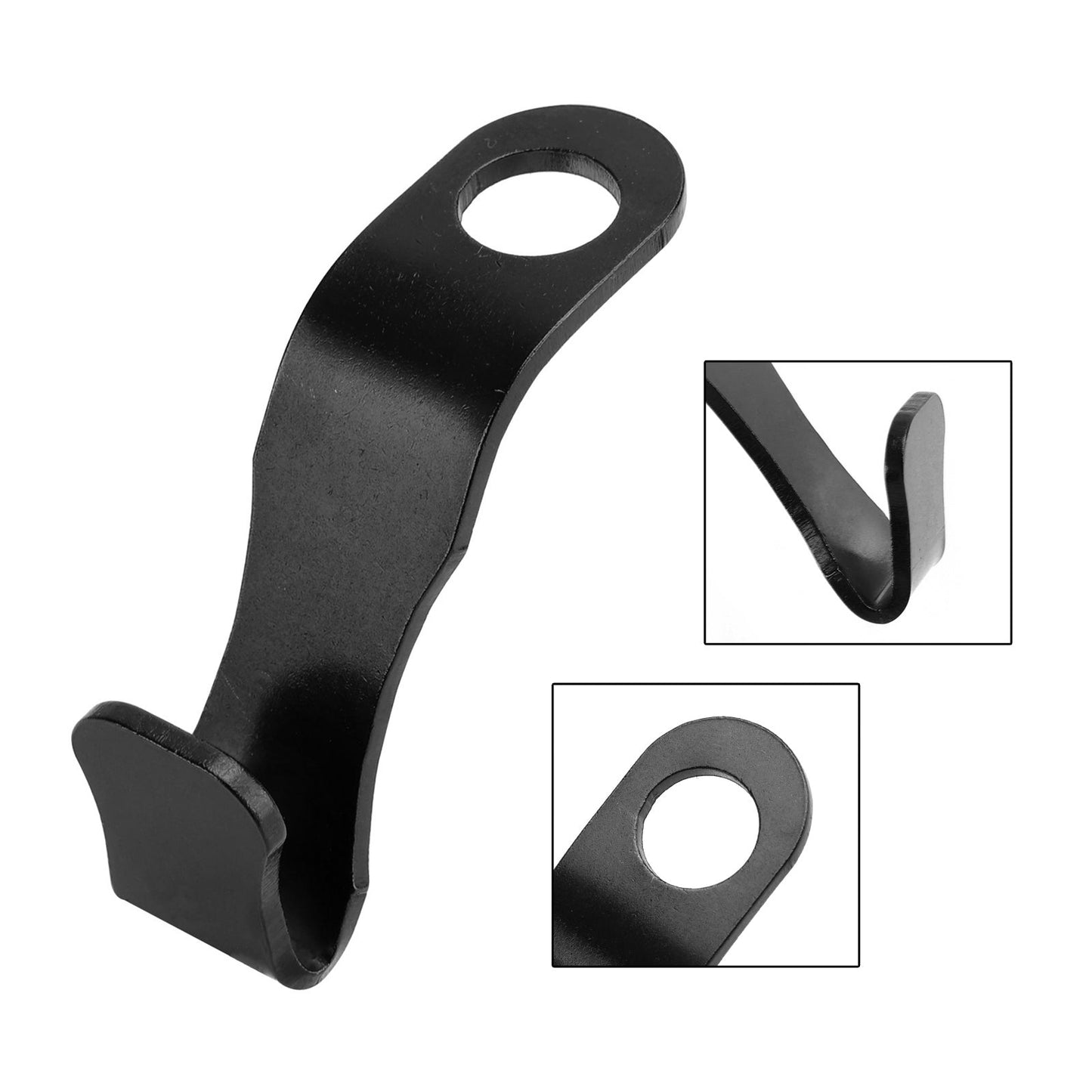 Accessori per portaoggetti per gancio per gancio per casco Universale adatto per moto Argento