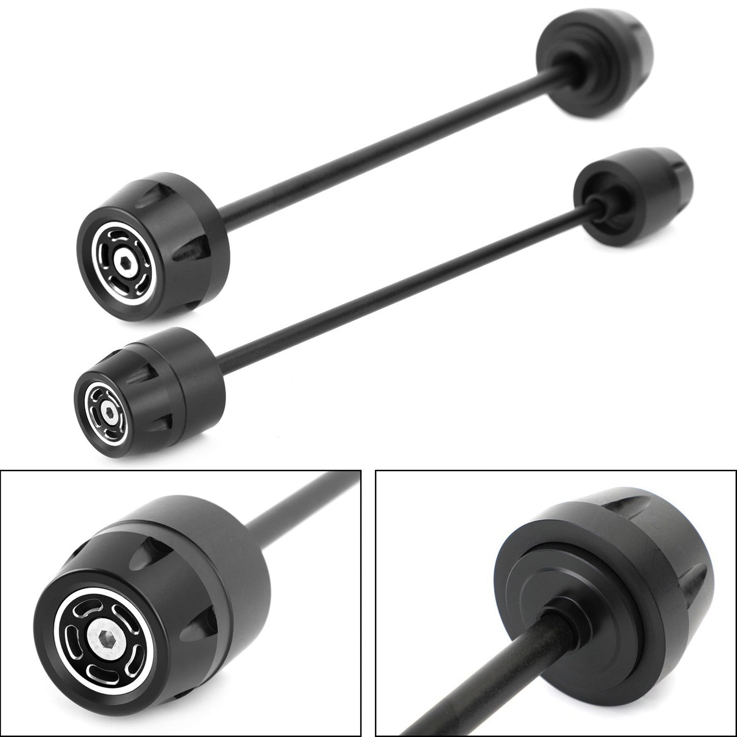 Ducati Scrambler Sixty2 Desert Sled Axle Sliders Proteggi Ruota Nero