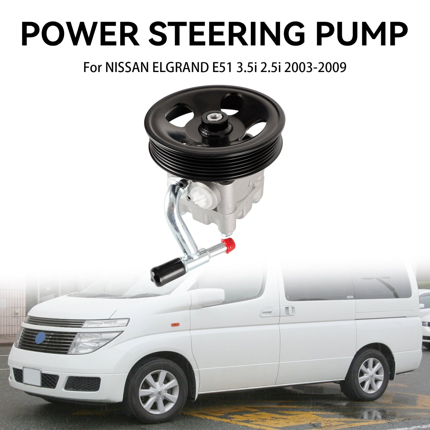 Nissan Elgrand E51 3.5I 2.5I 2003-2009 Pompa del servosterzo 8X113468