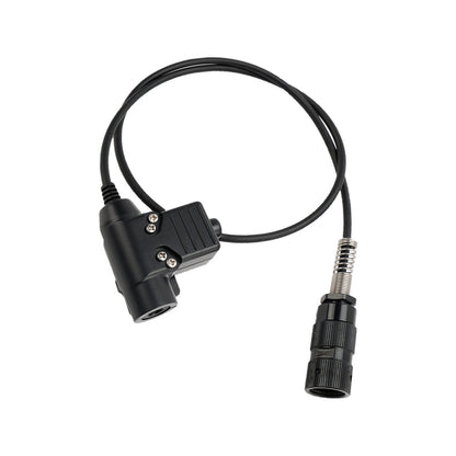 7.1-C8 Cuffie tattiche con presa per montaggio posteriore a 6 pin U94 PTT per PRC148 PRC152 U329