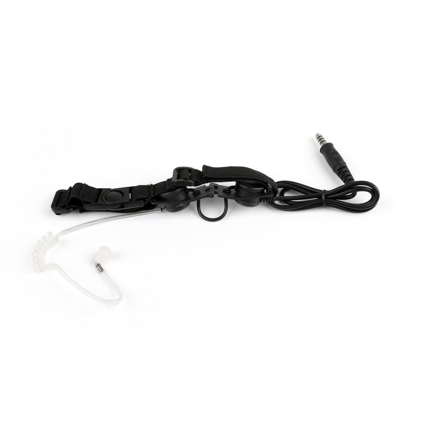 Z-Tactical Cuffie con microfono regolabile per gola U94 PTT a 6 pin per E8600/8608/8268