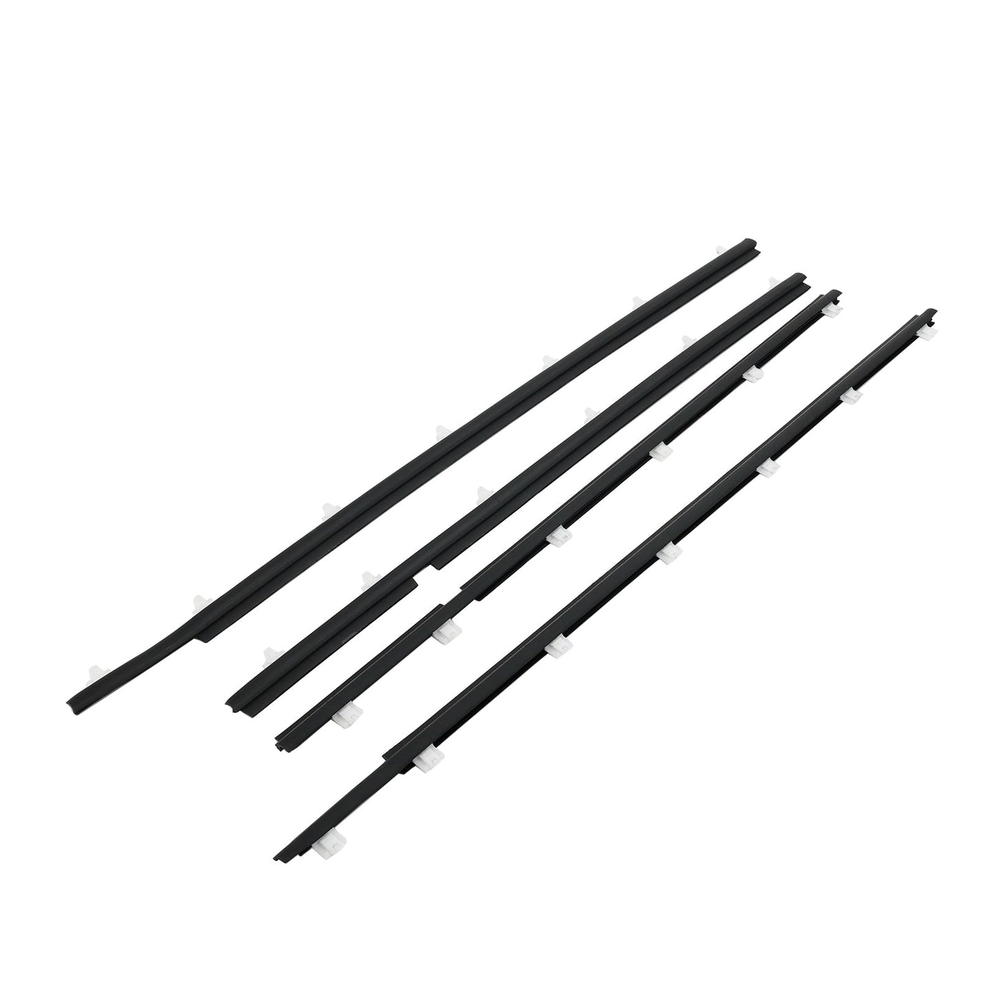 4 pezzi Guarnizione esterna della cinghia della porta per Toyota Land Cruiser FJ80 HDJ81 90-98
